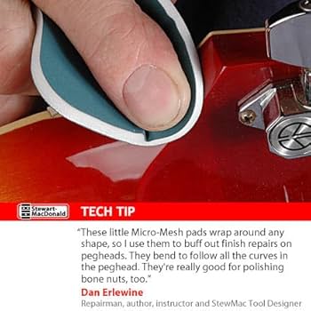 Amazon.com: StewMac Rough Fret Smooth + Shine Set, Guitar